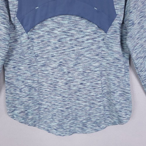 Zero Restriction Golf 1/4 Zip Pullover Shirt Jacket M Blue Gray Women’s Logo - Picture 6 of 12