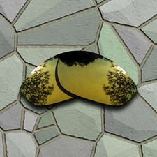 Yellow Golden Lenses Replacement for-Oakley Half Jacket Polarized