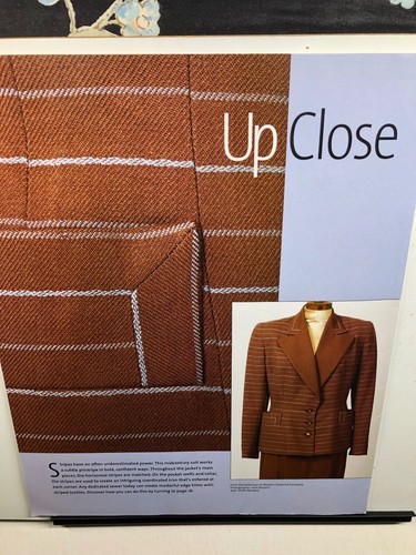 threads magazine January 2017 Miter Stripes, Mix Prints, Metallic Embroidery - Picture 5 of 5