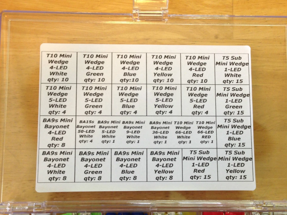 194 peças LEDs painel de instrumentos painel cortesia velocímetro marcador lâmpadas lâmpadas - Imagem 2 de 4