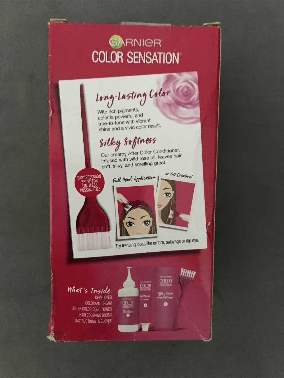 Garnier Hair Color Sensation Rich LongLasting Color Cream, 4.26 Intense Burgundy