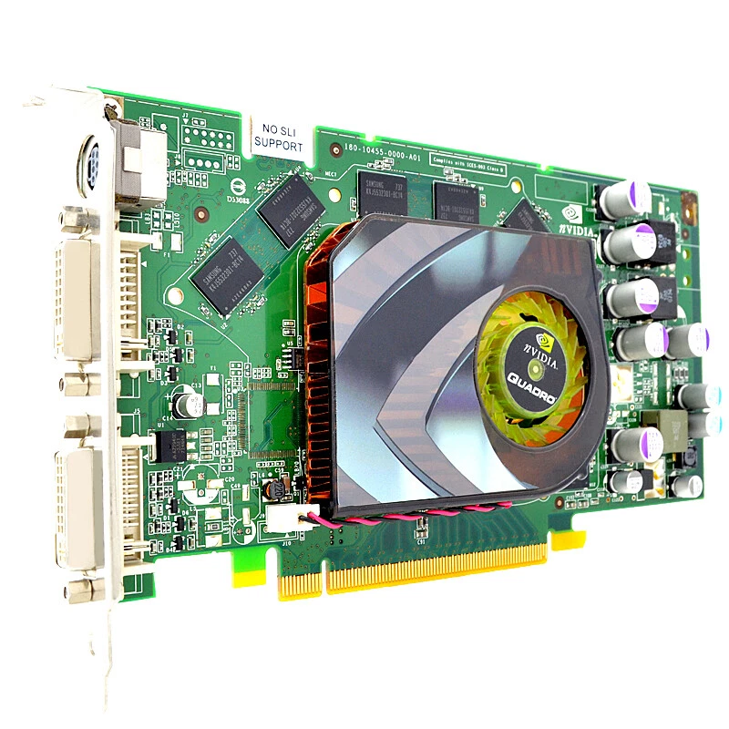 Nvidia Quadro FX 1500 256MB 2x DVI PCIe - Image 2 of 3