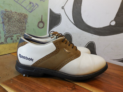 Reebok golf shoes. Size 9. White/brown saddle Oxford style. Good used condition. Reebok Men main image 2