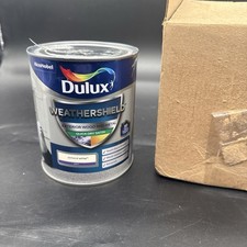 Dulux Weathershield Multi-Surface Quick Dry Satin Paint - Almond White 750ml