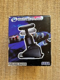 Sega Saturn Arcade Racer Steering Wheel MK-80304 with Daytona CCE (Boxed)