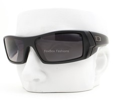 Oakley Gascan Sunglasses OO9014-4260 Matte Black Prizm Gray Polarized with Pouch
