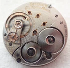 ANTIQUE 18s WALTHAM VANGUARD 23 JEWEL 23j OPEN FACE POCKET WATCH MOVEMENT PARTS