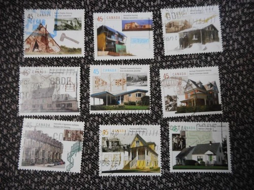 COMPLETE SET USED CANADA #1755A-I