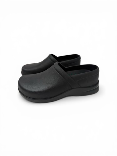 KLOGS FOOTWEAR Mens Size 11 Black  Leather Slip Resistant Shoes Clogs - Picture 4 of 8