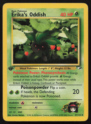 Erika's Oddish 47/132 Gym Heroes 1st Edition