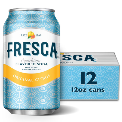 #ad Fresca Citrus Soda Pop Fridge Pack 12 fl oz 12 Pack Cans Free shipping $6.80