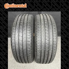 2 x 255/65R19 114V CONTINENTAL CROSS CONTACT RX LR PART WORN TYRES 2556519 7-8mm