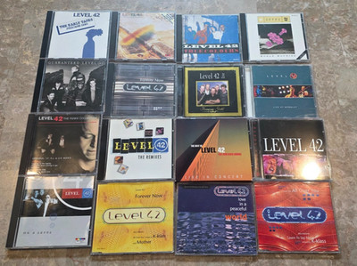 Level 42 16 Title Mega CD Lot RARE FREE SHIPPING