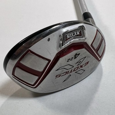 Exotics XCG5 22° Hybrid 4 Iron Fujikura Blur Exotics Graphite Regular LH