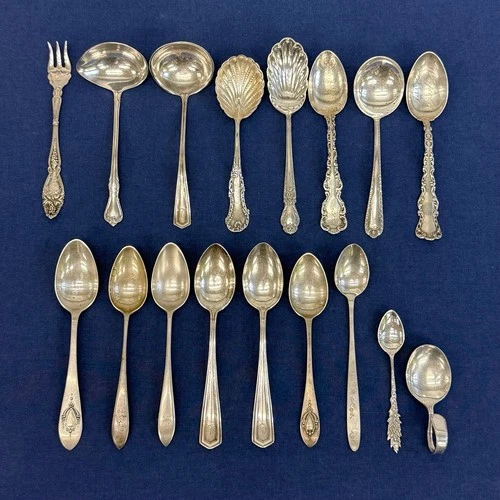 Antique Sterling Silver 925 Flatware Lot – Towle, Reed & Barton, D&H, Whiting