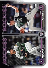 Evan Justice / Anthony Molina 2024 Topps Update US270 Rockies Baseball Card