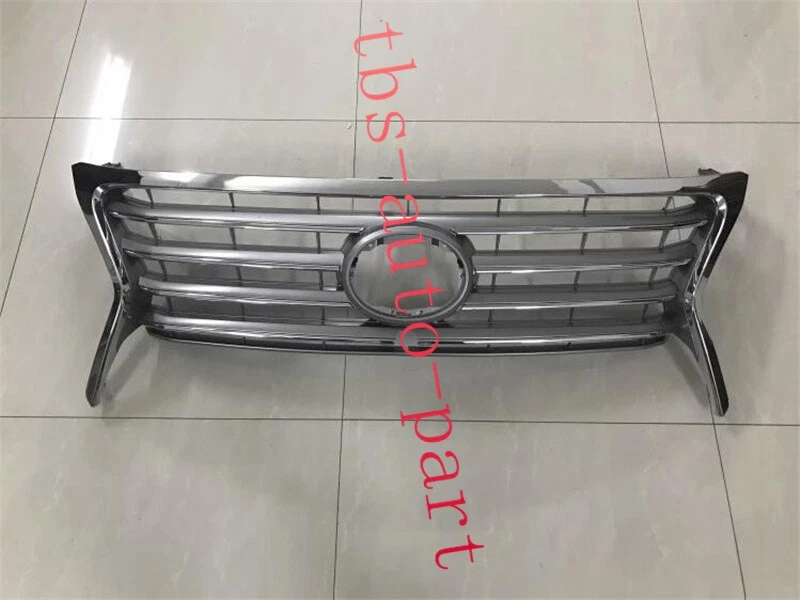 Parachoques delantero cromado rejilla superior reemplazo apto para Lexus LX570 2012-2015 Foto 2 de 4