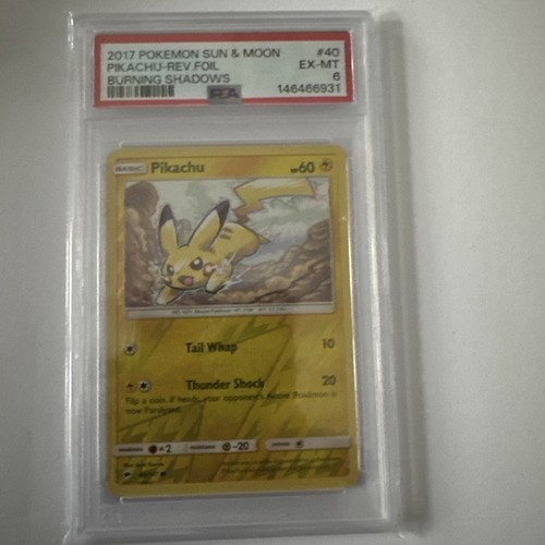 Pikachu graded PSA 6 for sale on eBay