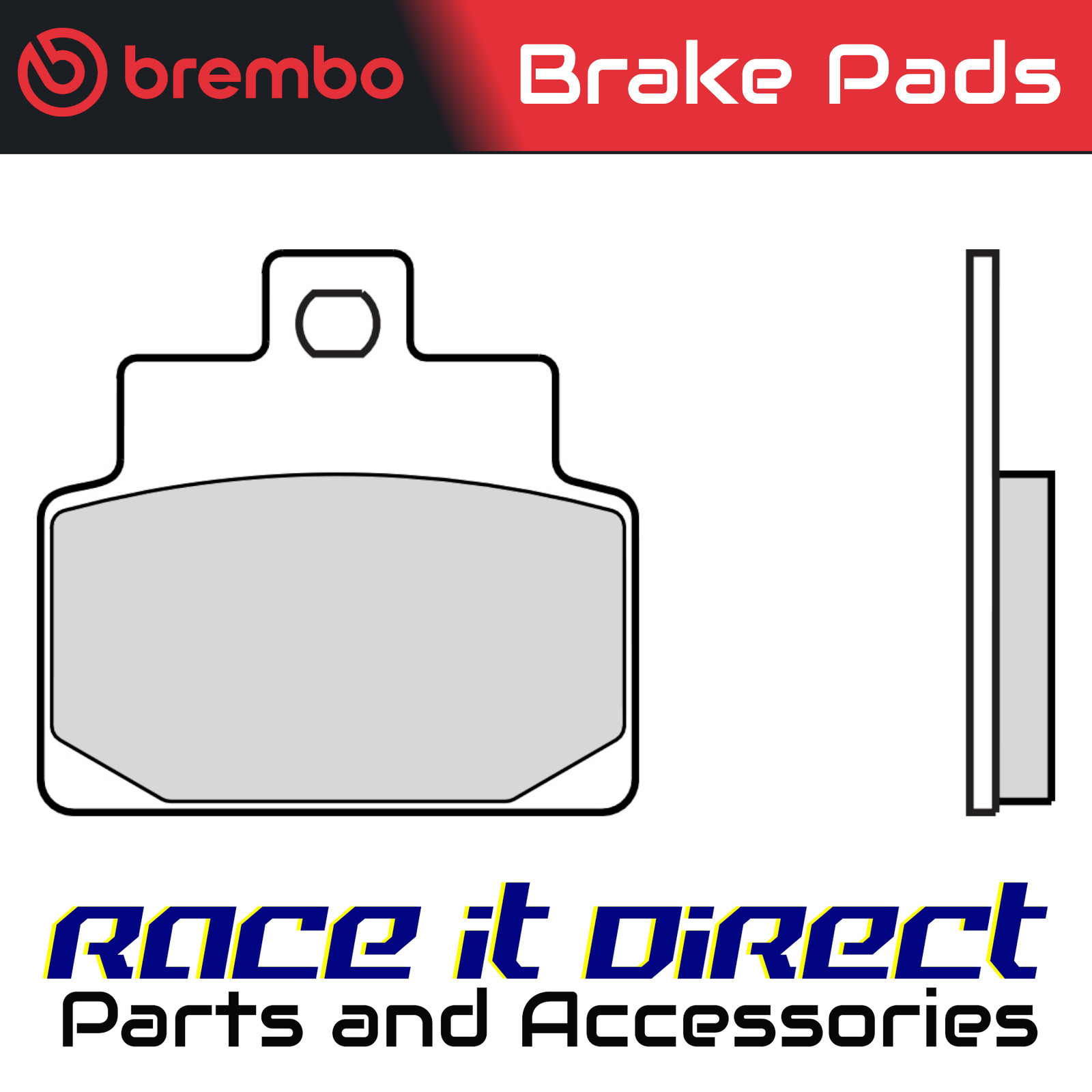 Brake Pads for APRILIA SCARABEO 100 2T YAMAHA MOTOR 2000-2001 Front Scoot Brembo - Image 5