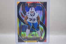 2024 Panini Select - Premier Level Dion Dawkins #152 Red & Yellow Shock Prizm