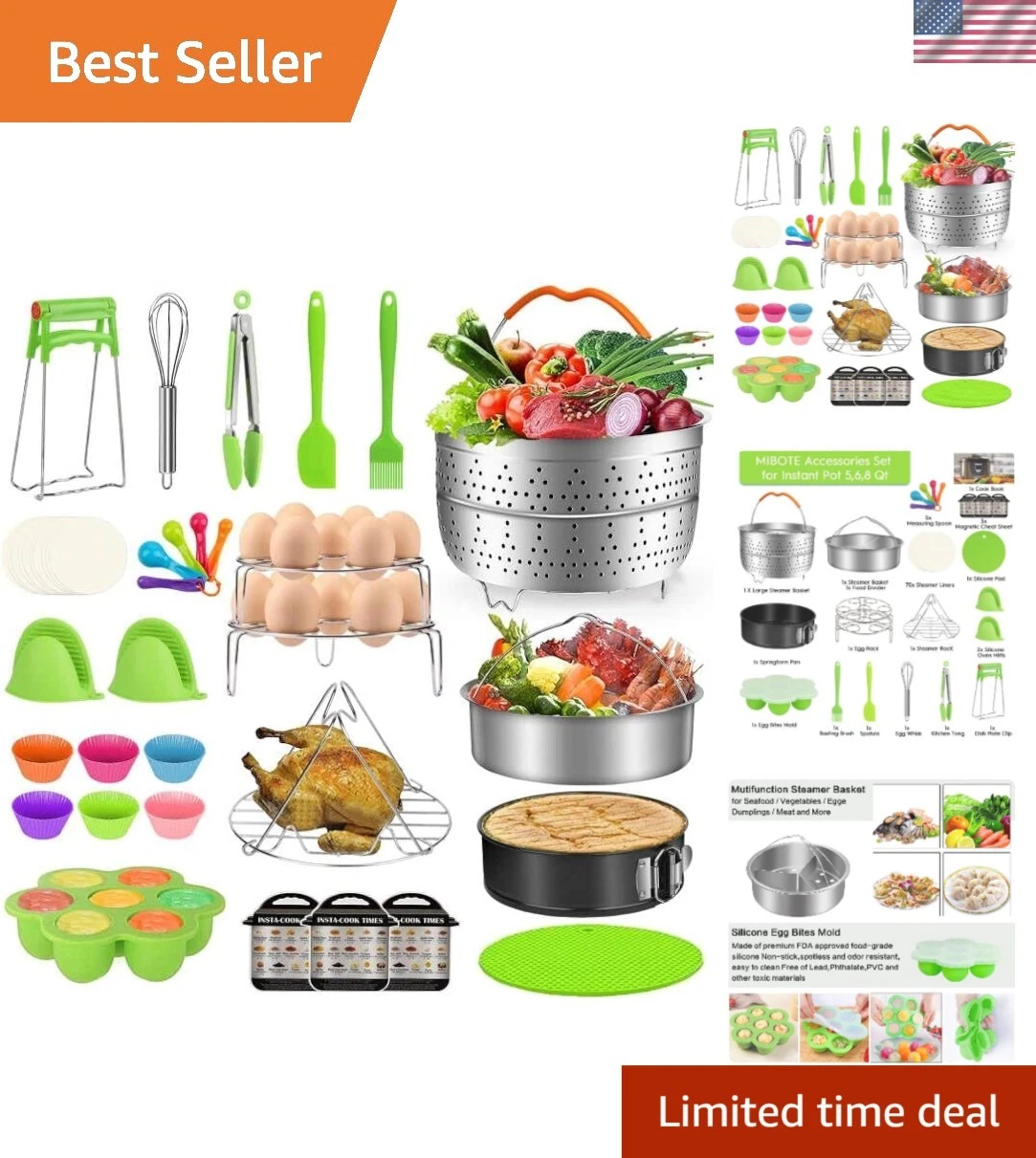 Gift-Worthy 98-Piece Instant Pot Accessory Set: Elevate Your Culinary Experience