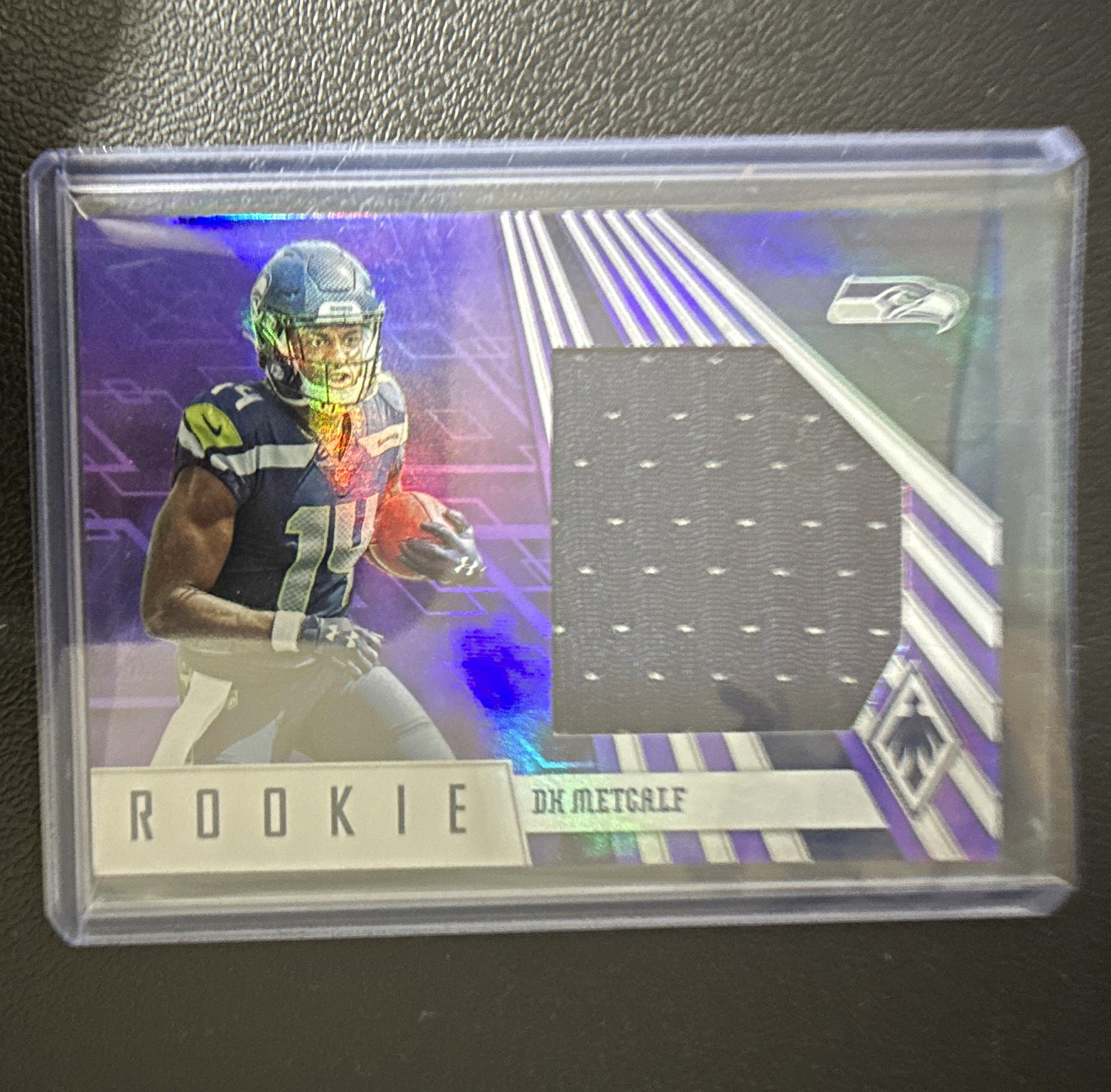 Panini 2019 Phoenix RPS Jumbo Memorabilia DK Metcalf Seahawks #10 Purple /75 RC