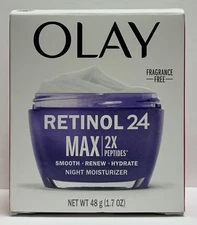 Olay Regenerist Retinol 24 Max Night Face Moisturizer - Fragrance Free - 1.7 OZ