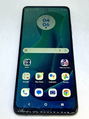 Motorola Moto G 5G 2024 XT2417-1 Green 128GB 4GB MetroPCS CRACKED GLASS Works