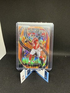 Patrick Mahomes II 2024 Panini Select Orange Shock Prizm /399 Chiefs #120