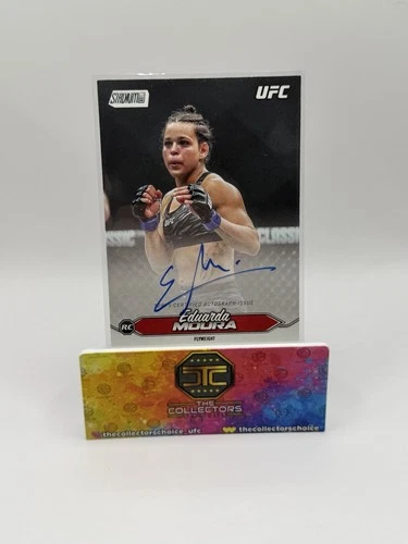 2025 Topps Stadium Club UFC - Autographs Eduarda Moura #BCA-EMA (AU, RC)