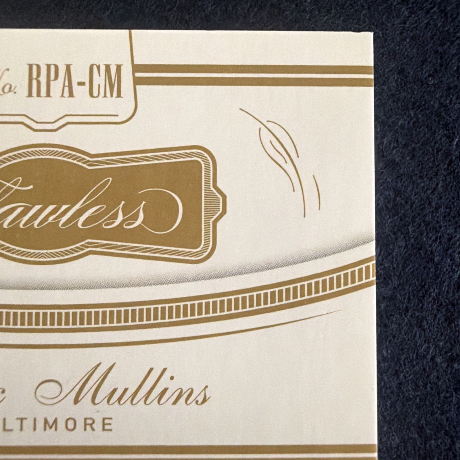 🔥 2019 PANINI FLAWLESS CEDRIC MULLINS AUTO ROOKIE RPA PATCH RC /15🔥 view 17