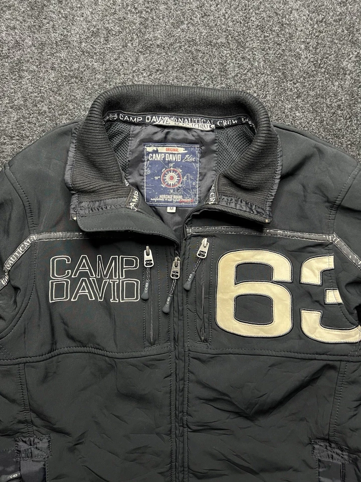 Auténtica chaqueta Camp David 63 Cabo de Hornos 2501 Heritage cremallera completa para hombre talla M Foto 4 de 4