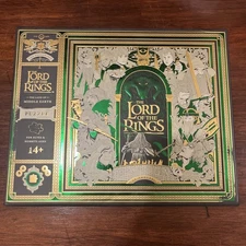 Lord of the Rings Jigsaw Puzzle 1,000 Pieces Gold Foil 25.6x25.6" Gandalf Frodo 