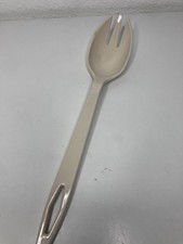 Vintage Tailor Made Almond Color Serving Spork Pasta Spoon Made In USA