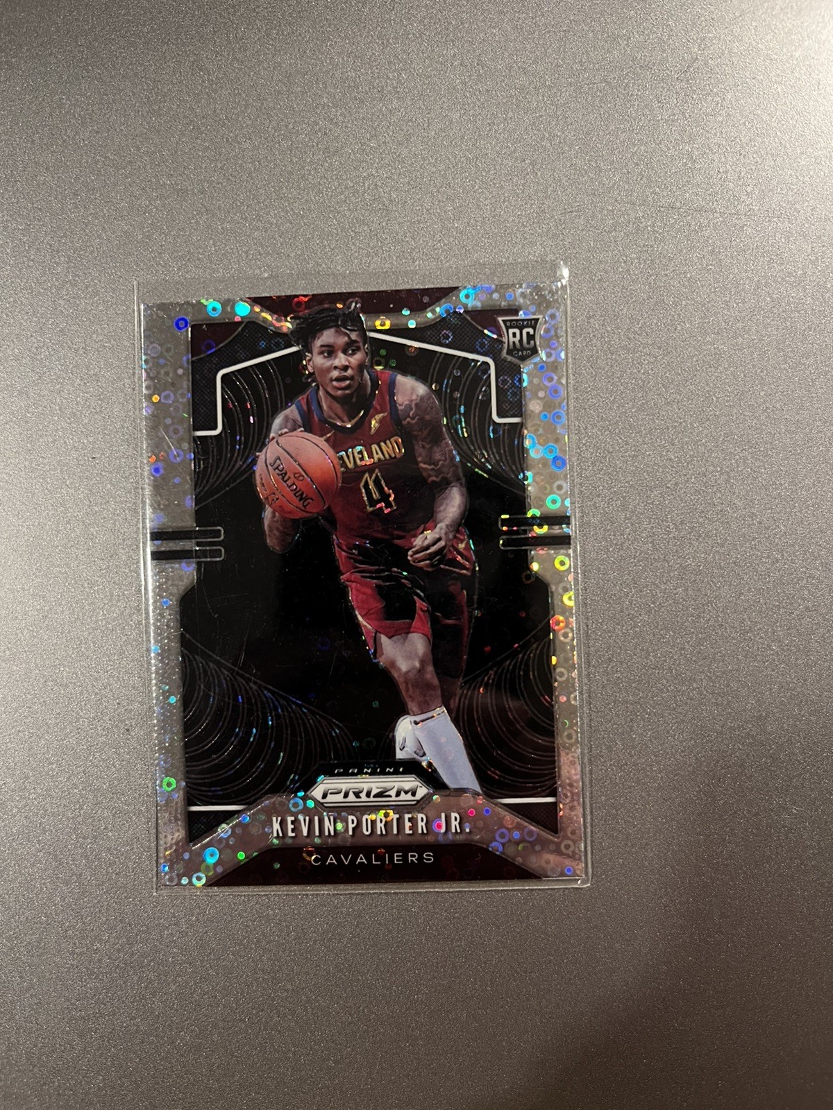 2019 Panini Prizm #274 Kevin Porter Jr. Fast Break Silver Prizm Rookie Rockets