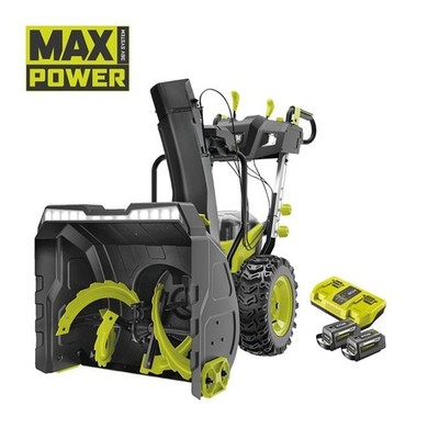 RYOBI - 36V MAXPOWER Akku- Schneefräse RY36STX61A-260F (5133006241) Inkl. 2x 6Ah
