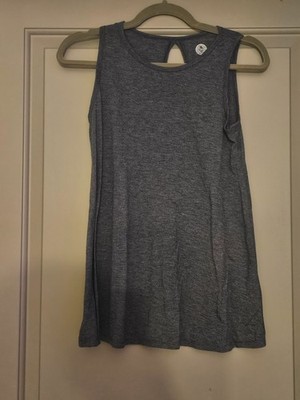 So Authentic American Heritage Tank Top Women S Gray Solid