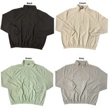 Member's Mark Men's Active 4 Way Stretch Lightweight Half Zip Mock Neck Pullover