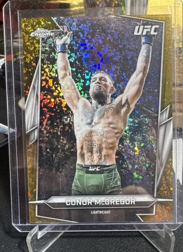 2026 Topps Chrome UFC Conor McGregor Gold Mini Diamonds /50