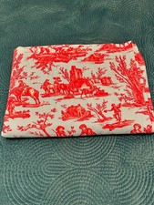 Williams Sonoma French Toile De Jouy Tablecloth Muldova 100 Cotton 70  x 90  