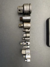 Mac Tools Socket Adapter  Reducer Set 11 Pc Set Impact, Chrome, Swivel USA