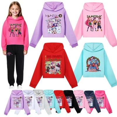 Mädchen Dämonenjäger Hoodies Lange Ärmel Sweatshirt Weihnachten K-POP Pullover - Bild 1 von 4