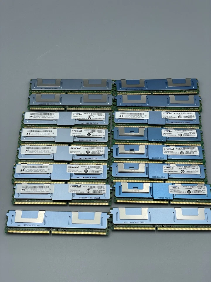 Crucial 32 GB (16 X 2GB) 2RX8 RAM 240-PIN 256Mx72 DDR2 PC2-5 MT - Image 4 of 4