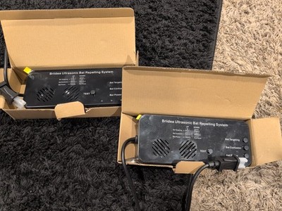 Briidea Ultrasonic Bat Repelling System  2-Pack Bat Away Pest Weird Cool System!