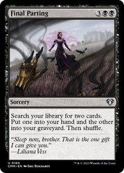Final Parting #160 Foil Commander Masters