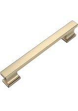 Amerdeco 10Pack Brushed Brass Cabinet Pulls 5'' Hole Center Drawer Brushed Brass
