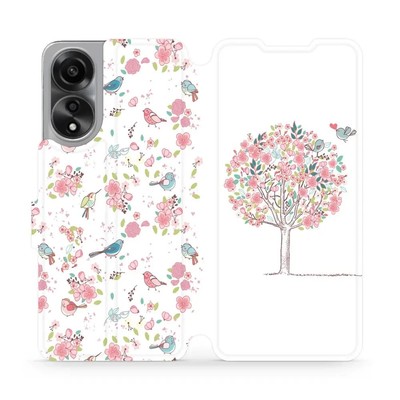 Handyhülle mit Klappe für Oppo A78 5G Mobiwear Case Flip Cover Schutzhülle Rosa