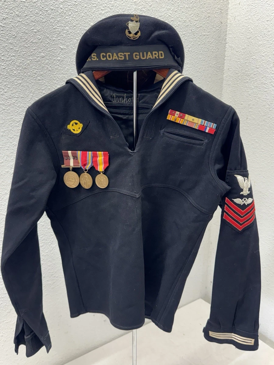 Coast Guard Uniform In Original Ww2 Collectible Us Uniforms for