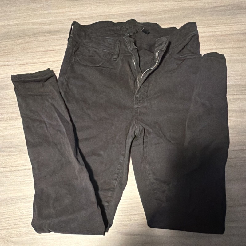 American Eagle Outfitters Next Level Stretch Black Skinny Jeans Size 2