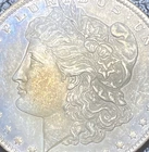 Ag28 💎 UNC 1885-O $1 Morgan Silver Dollar Mystic Magnificent Colors NT